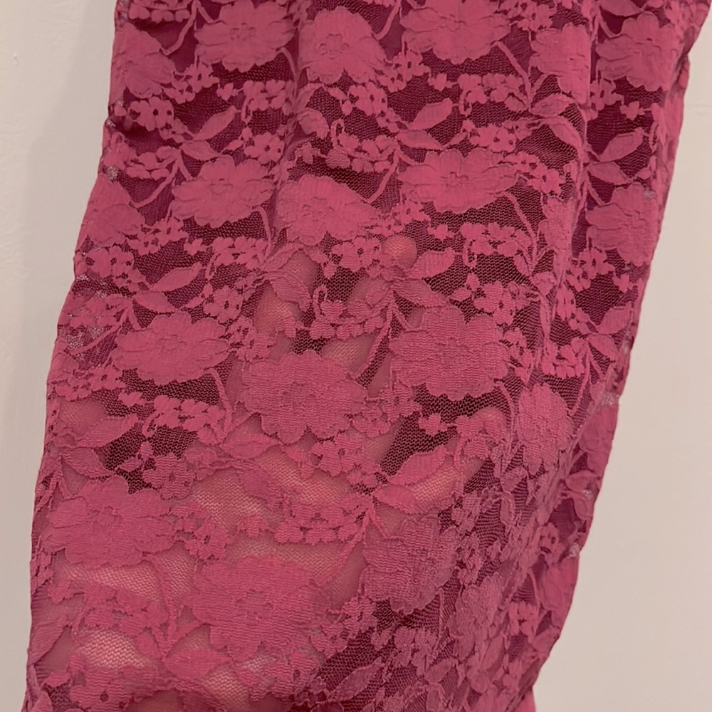 Lace Back Ribbed Tank - Picture 3 of 5